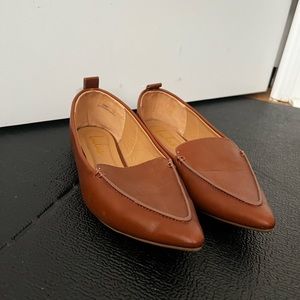Brown Leather Flats